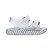Sandália Mini Melissa Stripes M Lover Vidro Branco - Imagem 1