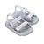 Sandália Mini Melissa Stripes M Lover Vidro Branco - Imagem 4