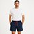 Short Red Feather Swim Azul Marinho Rosa Masculina - Imagem 1