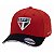 Boné São Paulo Silk Frontal Bordado Supercap Vermelho - Imagem 5