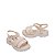 Sandália Mini Melissa Ella Sandal Baby Bege - Imagem 3