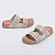 Sandália Mini Melissa Cozy Slide M Lover Infantil Marrom - Imagem 2