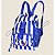 Mochila Farm Pipoquinha Rio Listras Azul - Imagem 3