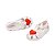 Sandália Mini Melissa Hip Heart Ballerina Baby Branco - Imagem 5