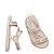 Sandália Mini Melissa Stripes M Lover Bege Claro - Imagem 3