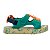 Sandália Mini Melissa Hop Bluey Baby Verde Azul Laranja - Imagem 4