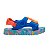 Sandália Mini Melissa Hop Bluey Baby Azul Laranja - Imagem 3