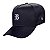 Boné Blck Brasil Basic Strapback Preto Logo Branco - Imagem 2