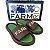 Sandália Farm Logo Emborrachado Marrom - Imagem 4