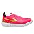 Chuteira Futsal Topper Dominator Fuse Rosa Preto Dourado - Imagem 1