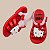 Sandália Mini Melissa Hip + Hello Kitty BB Vermelho - Imagem 2