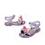 Sandália Mini Melissa Mar Sandal Uni Baby Lilás Metalizado - Imagem 4