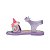 Sandália Mini Melissa Mar Sandal Uni Baby Lilás Metalizado - Imagem 3