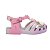 Sandália Mini Melissa Possession Uni Baby  Branco Lilás Rosa - Imagem 1