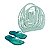 Kit Sandália Melissa Beachwear Bolsa Praia AD Verde Azul - Imagem 1