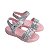 Sandália Infantil Meninas Kidy Toys Goods Rosa Claro - Imagem 1