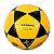 Bola Futevolei Poker Rio Vulcanizada Amarela Preta - Imagem 1