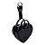 Bolsa Chaveiro Melissa Heartbeat Pocket Preta - Imagem 1