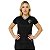 Camisa Corinthians Baby Look Retrô Feminina Preta - Imagem 1