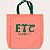 Bolsa Farm Totebag Sacola Rosa - Imagem 1