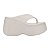 Sandália Melissa  Free Thong Wedge Bege Claro - Imagem 1