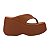 Sandália Melissa  Free Thong Wedge Marrom - Imagem 1