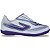 Chuteira Topper Futsal Provoke III Infantil Branco Roxo - Imagem 1