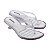 Sandália Melissa Thong Kitten Heel Feminina Vidro Branco - Imagem 3