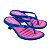 Sandália Melissa Thong Kitten Heel Feminina Azul Lilás - Imagem 2
