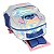 Mochila de Rodas Infantil De Rodinhas Stitch Luxcel Prata - Imagem 4