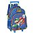 Mochila de Rodas Infantil De Rodinhas Mario Bros Azul - Imagem 2