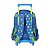 Mochila de Rodas Infantil De Rodinhas Mario Bros Azul - Imagem 4