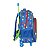 Mochila de Rodas Infantil De Rodinhas Mario Bros Azul - Imagem 3
