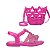 Kit Mini Melissa + Bolsa Luminous Baby Lilás Glitter - Imagem 1