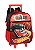 Mochila Infantil com Roda e Alça Luxcel Hot Wheels Vermelha - Imagem 2