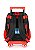 Mochila Infantil com Roda e Alça Luxcel Hot Wheels Vermelha - Imagem 5