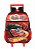 Mochila Infantil com Roda e Alça Luxcel Hot Wheels Vermelha - Imagem 1