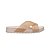 Sandália Mini Melissa Cozy Slide M Lover II Bege Glitter - Imagem 1