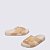 Sandália Mini Melissa Cozy Slide M Lover II Bege Glitter - Imagem 6