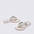Sandália Melissa Flatform M Lover Glitter Bege Claro - Imagem 8