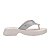 Sandália Melissa Flatform M Lover Glitter Bege Claro - Imagem 1