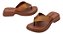 Sandália Melissa Flatform M Lover Glitter Marrom Bronze - Imagem 2
