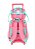 Mochila de Rodas Stitch Rosa Luxcel - Imagem 3