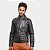 Jaqueta Ellus Leather Wash Perfecto Masculina - Imagem 1