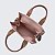 Bolsa Melissa Dulce Bag Rosa Marrom - Imagem 4
