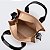 Bolsa Melissa Dulce Bag Bege Preto - Imagem 3