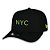 BONÉ NEW ERA SIMPLE SIGNATURE FLUOR NYC PRETO e AMARELO - Imagem 1