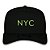 BONÉ NEW ERA SIMPLE SIGNATURE FLUOR NYC PRETO e AMARELO - Imagem 2