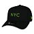 BONÉ NEW ERA SIMPLE SIGNATURE FLUOR NYC PRETO e VERDE - Imagem 1