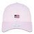 BONÉ NEW ERA 9FORTY 90S CONTINUES FLAG EUA ROSA CLARO - Imagem 2